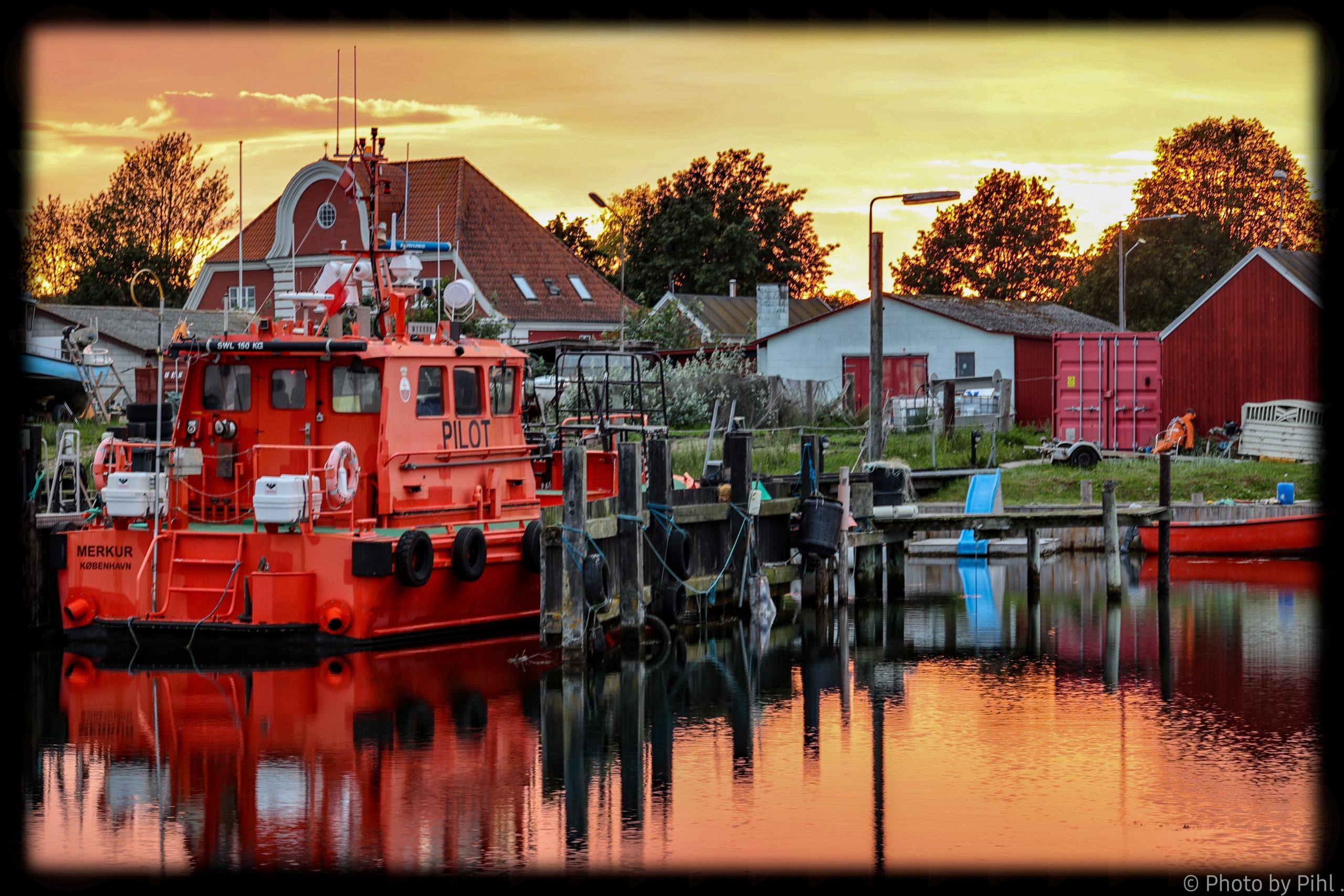 Solnedgang over Spodsbjerg