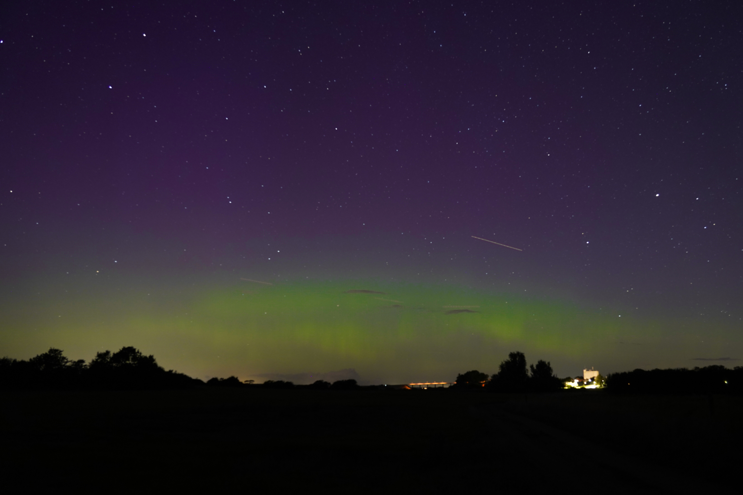 Nordlys over Rudkøbing