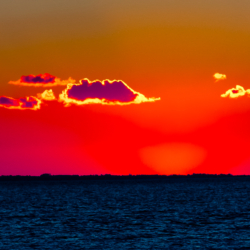 Solnedgang Rudkøbing havn